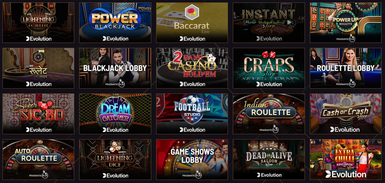 21 Casino live casino