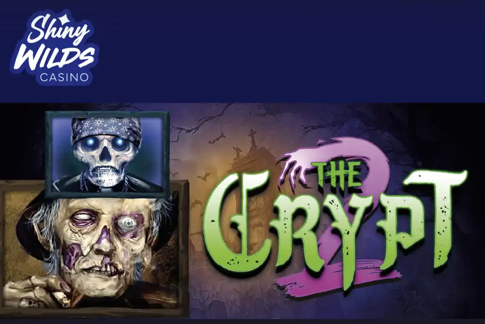Bonus de 500 % du casino Shiny Wilds avec 30 free spins par jour sur la machine à sous The Crypt 2