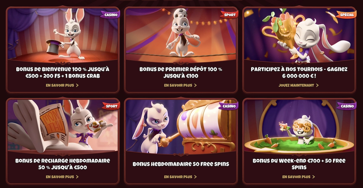 bonus 2025 de Magius Casino