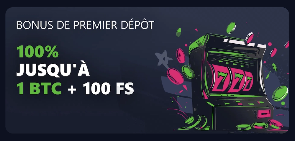 image du bonus de bienvenue du crypto casino Bets.io