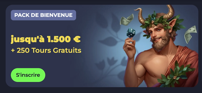 bonus de bienvenue de FridayRoll casino