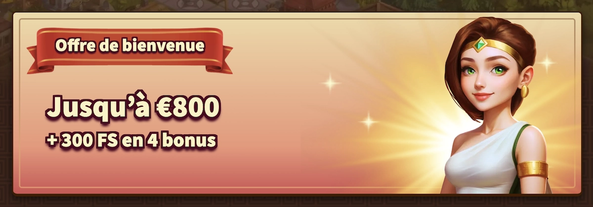 image de mise en avant du bonus de bienvenue de My Empire Casino