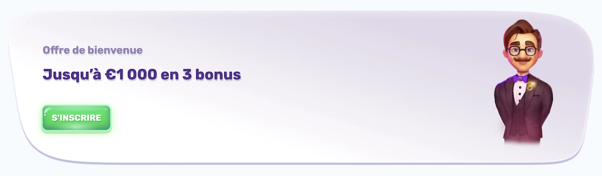 image de mise en avant du bonus de bienvenue de Slots Palace Casino