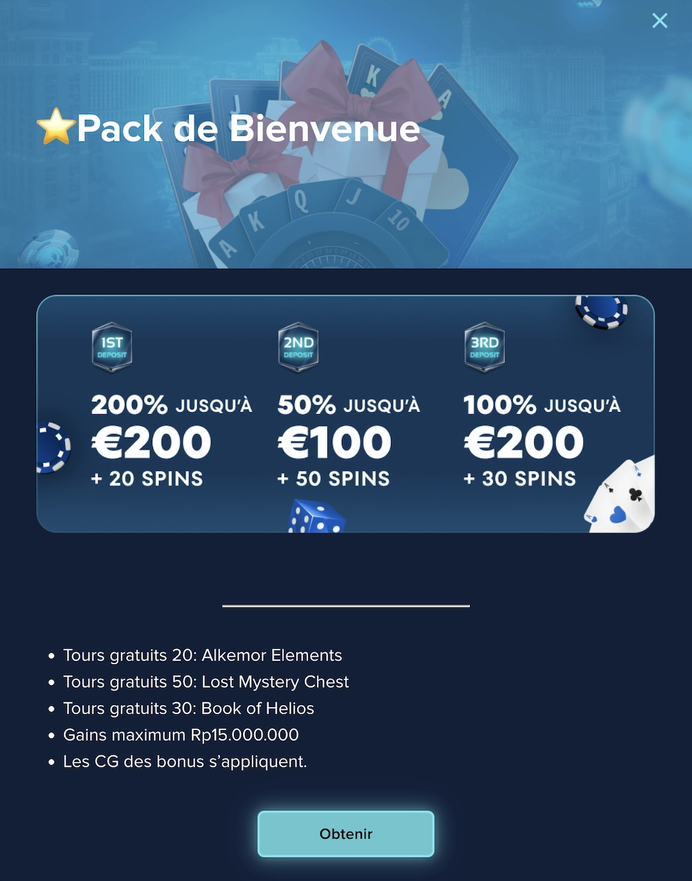 image du pack de bienvenue de Spintropolis