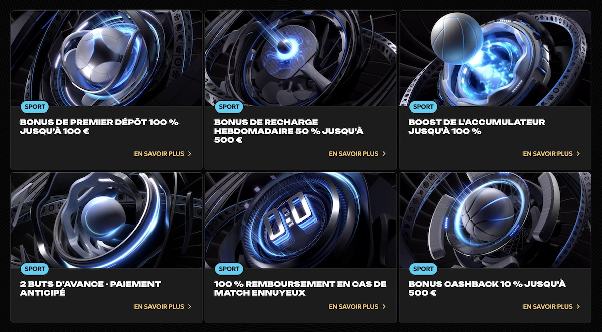 bonus de paris sportifs sur Spinsy casino