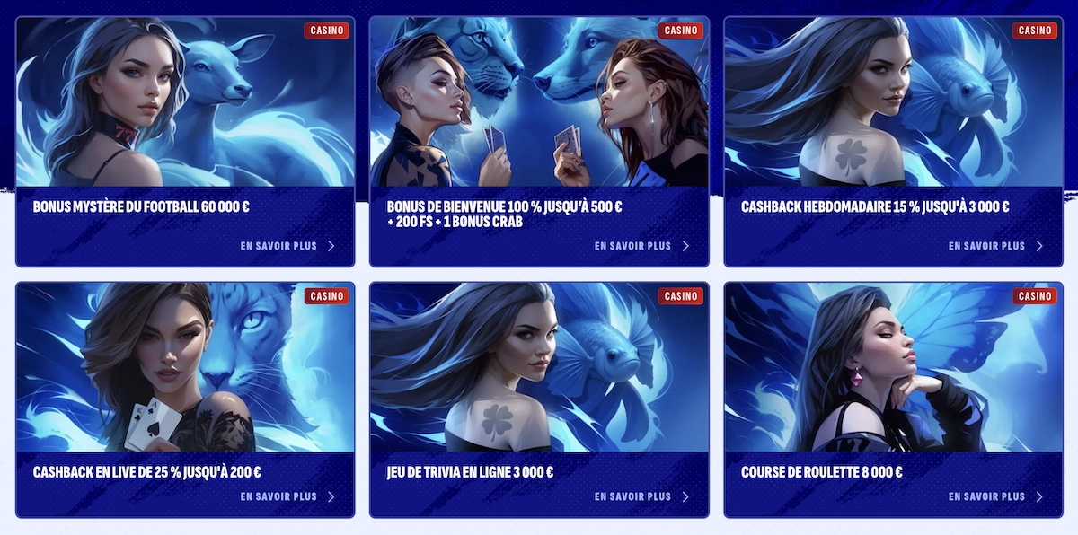 liste des promotions et bonus en cours sur Bankonbet