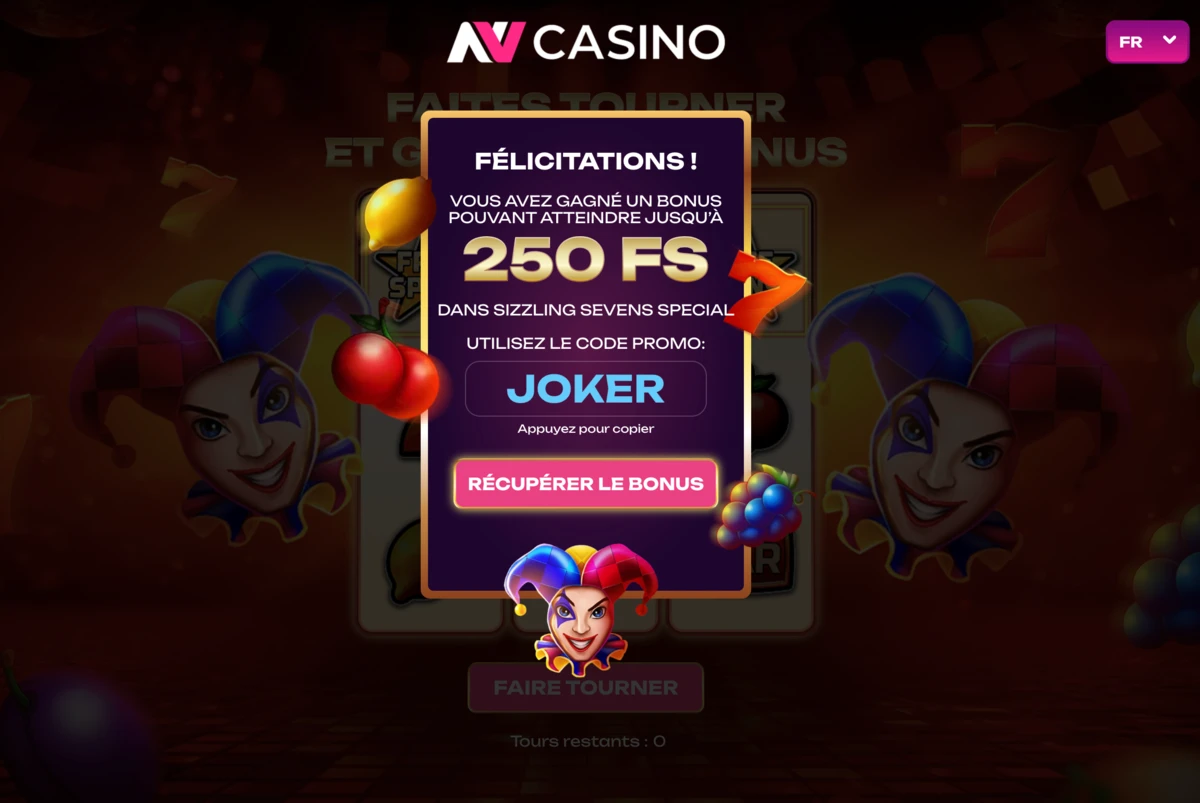 capture ecran nv casino free spins