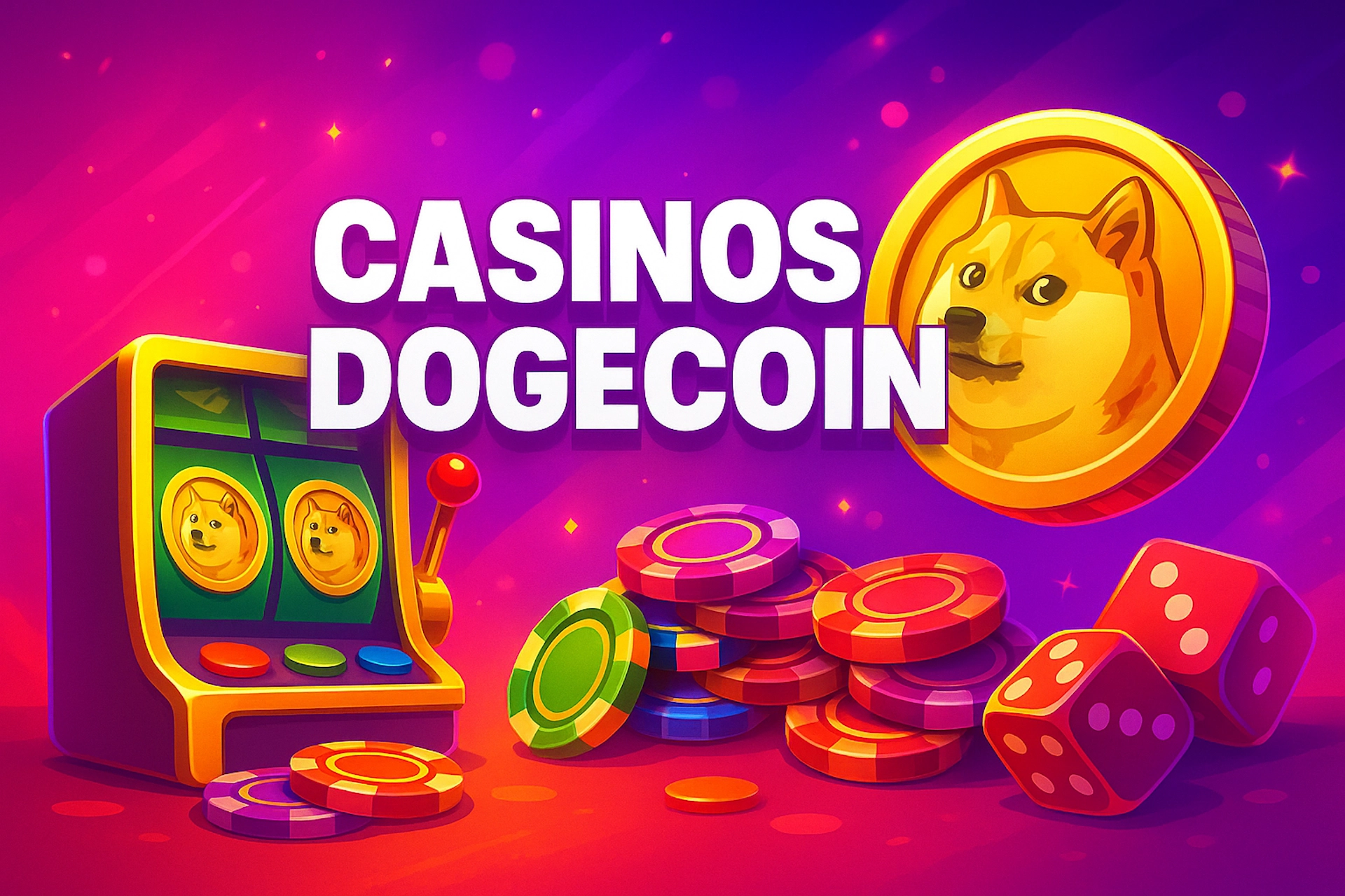 illustration avec un jeton de dogecoin pour la liste des meilleurs casinos Dogecoin sur Casinotan