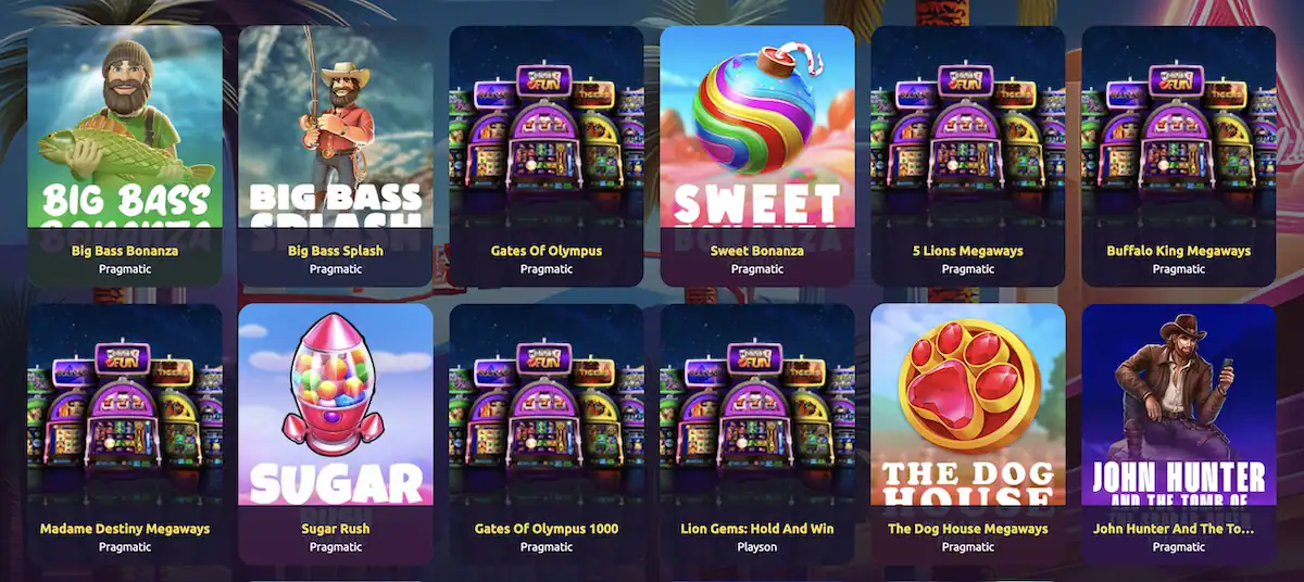 catalogue de jeux sur le casino en ligne Prive Casino