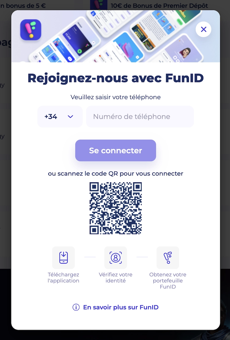 guide pour s'inscrire &agrave; FunID