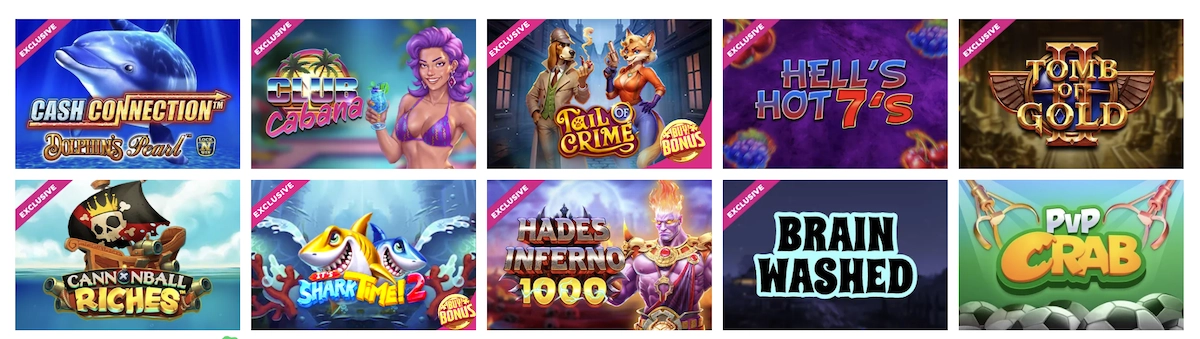 jeux disponibles sur AlfCasino