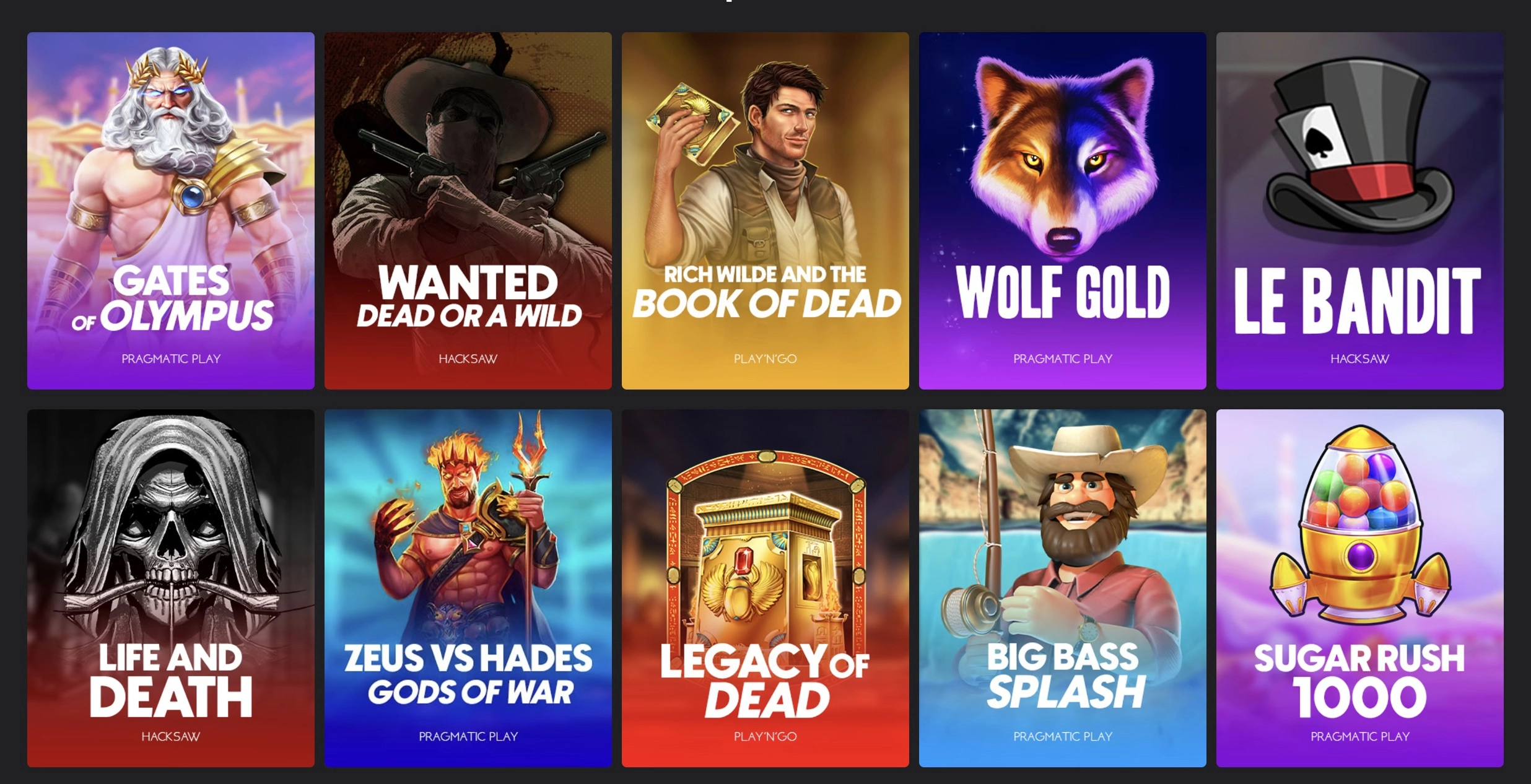 jeux et machines a sous sur le casino en ligne Lucky Block