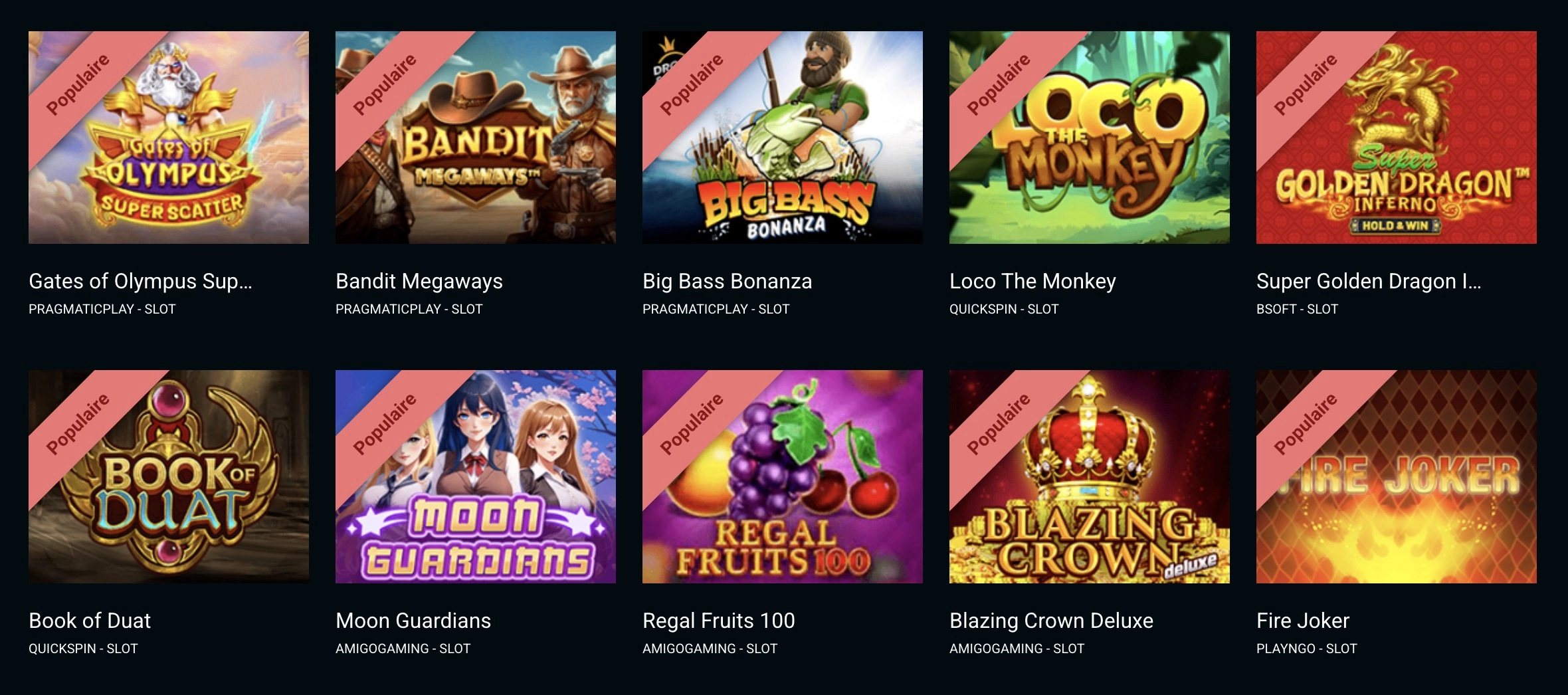 jeux et machines &agrave; sous sur Stakes casino