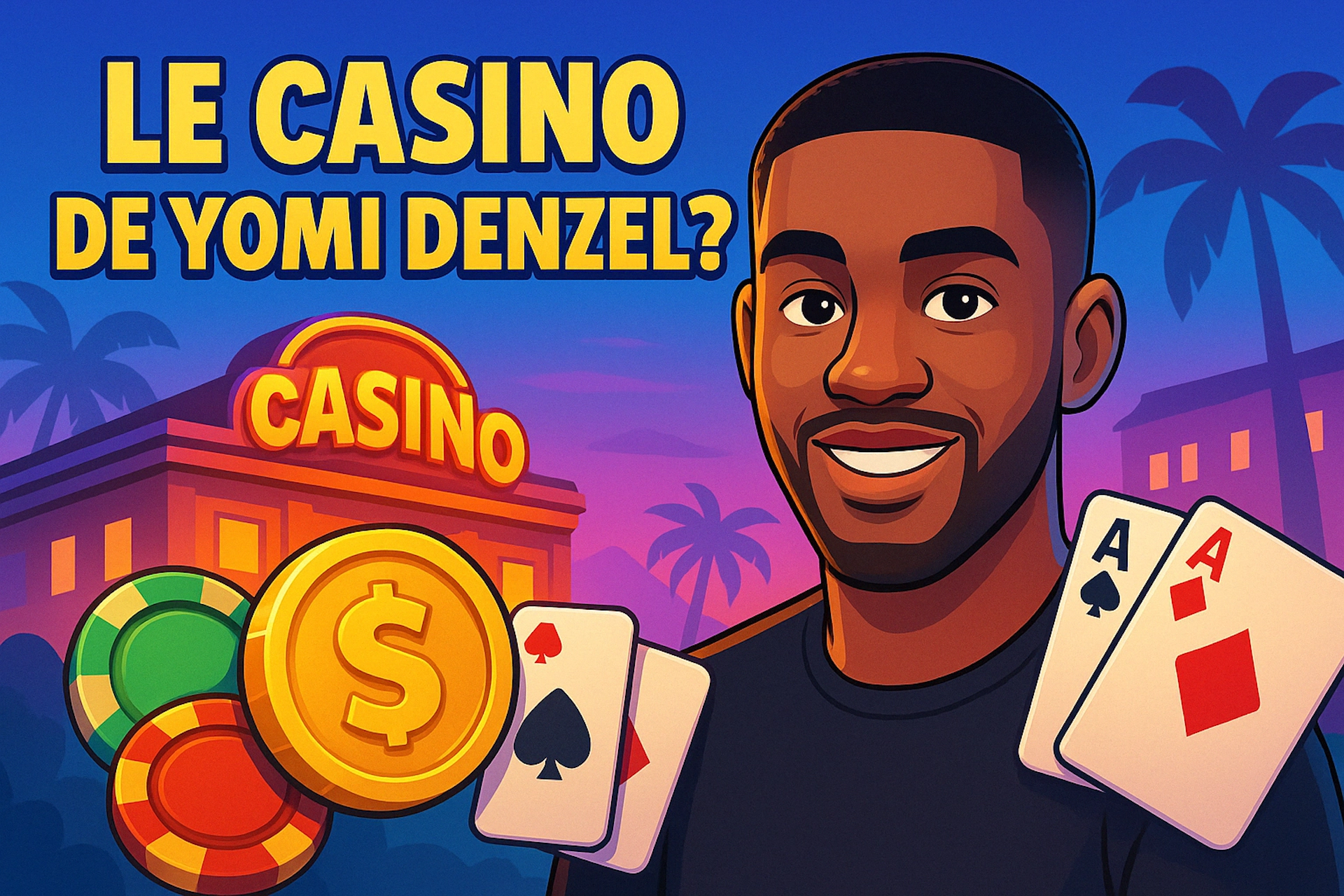 article d'actualité sur Casinotan à propos d'un casino Yomi Denzel