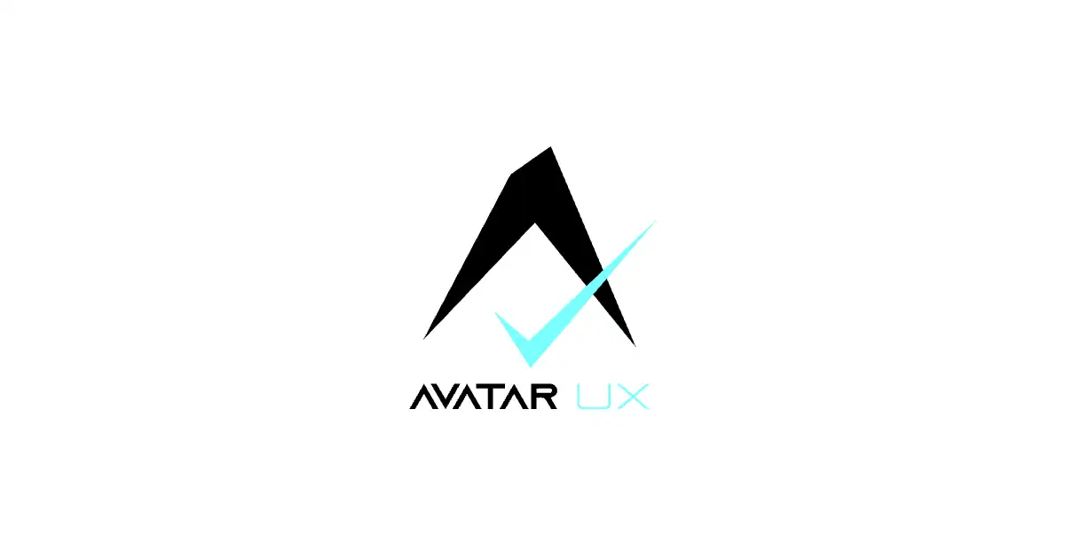Le logo de AvatarUX, fournisseur de jeux de casino, en couleur sur fond blanc.