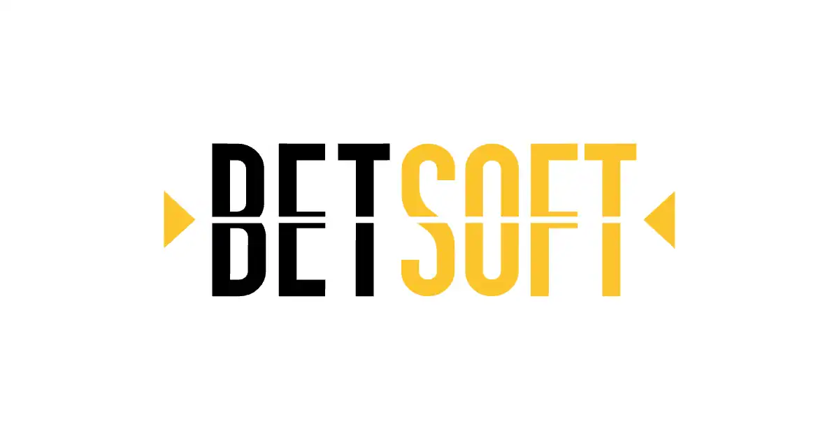 Le logo de Betsoft, fournisseur de jeux de casino, en couleur sur fond blanc.