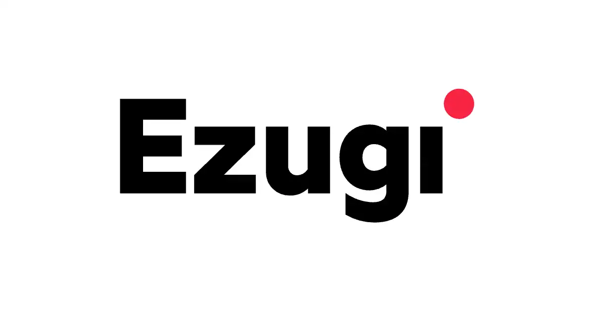 Le logo de Ezugi, fournisseur de jeux de casino, en couleur sur fond blanc.