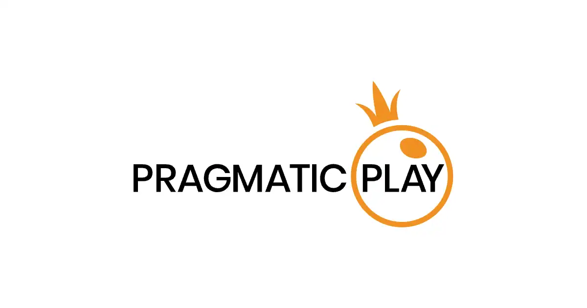 Le logo de Pragmatic Play, fournisseur de jeux de casino, en couleur sur fond blanc.
