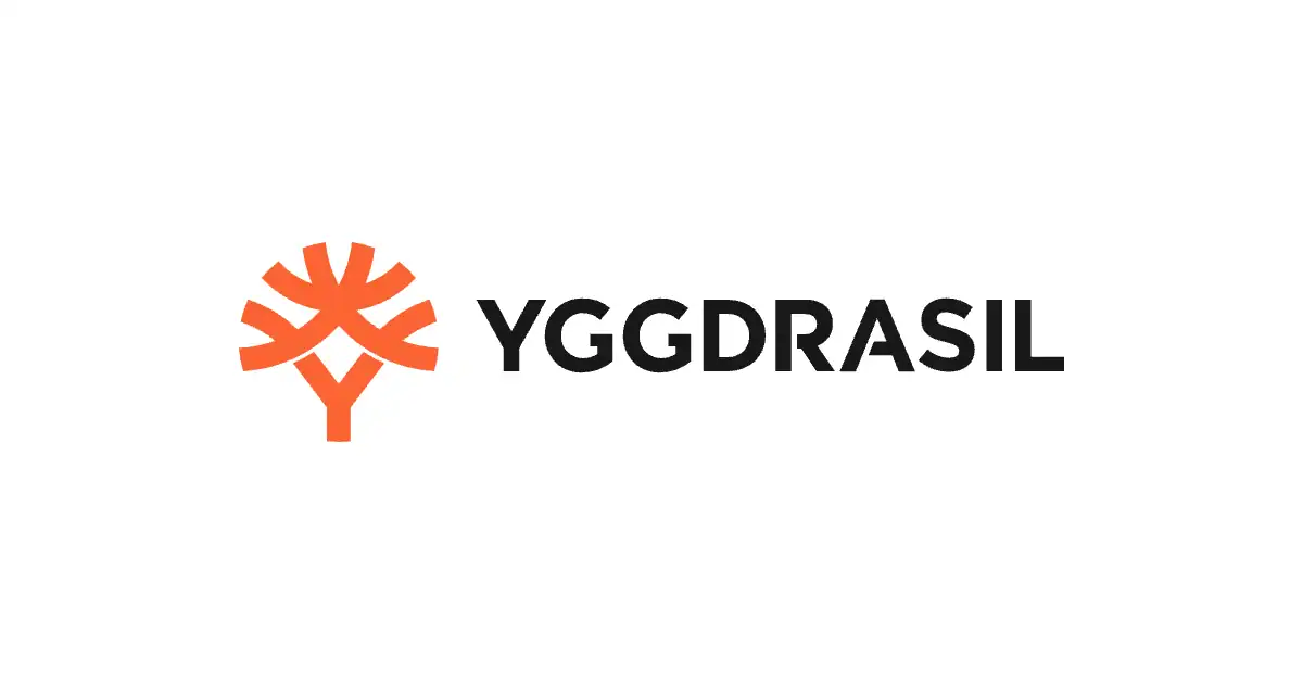 Le logo de Yggdrasil, fournisseur de jeux de casino, en couleur sur fond blanc.