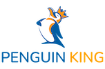 logo du fournisseur de jeux de casino Penguin King en couleurs