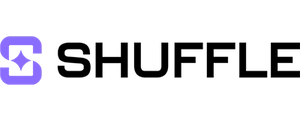 logo du crypto casino Shuffle.com sans fond