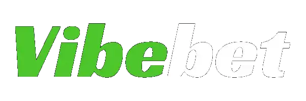 Logo de Vibebet Casino avec le mot Vibe en vert et bet en blanc.