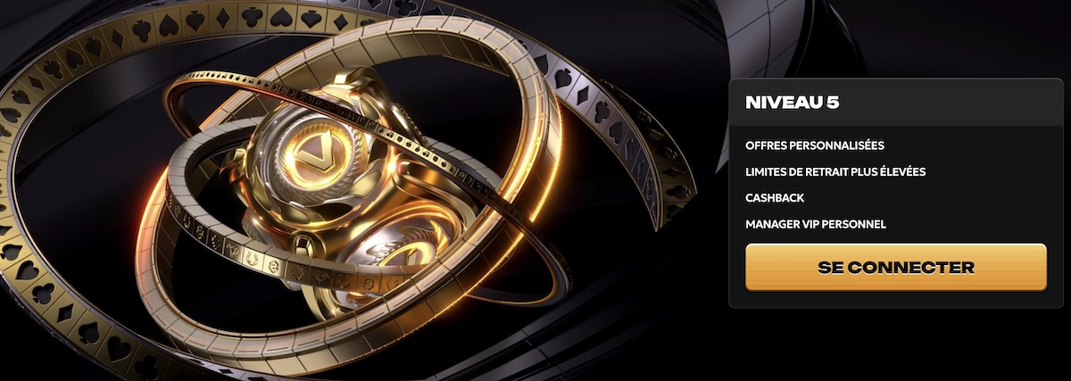 niveau 5 du programme VIP de Spinsy casino