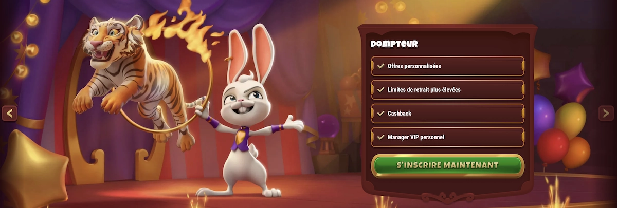 niveau maximum du programme VIP de Magius Casino