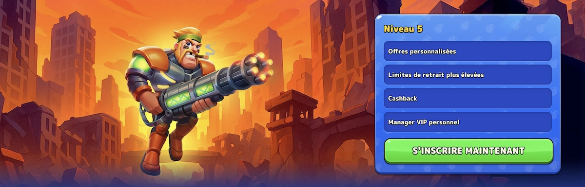 niveau 5 et ses avantages du programme VIP de Pistolo Casino