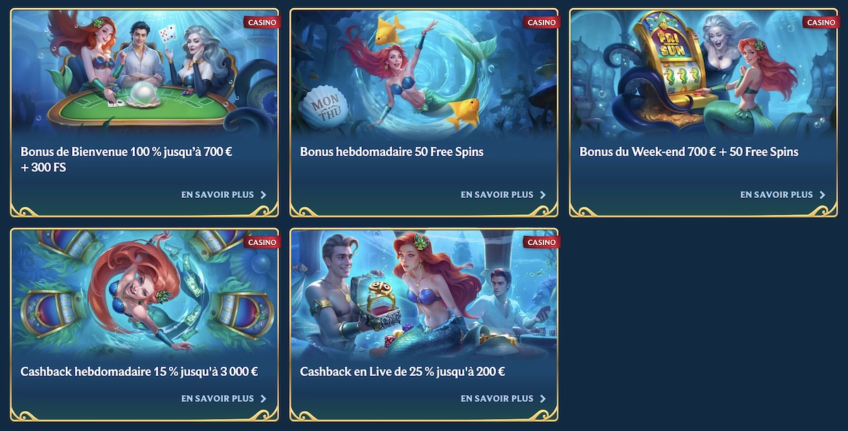 promotions de casino de Aquawin