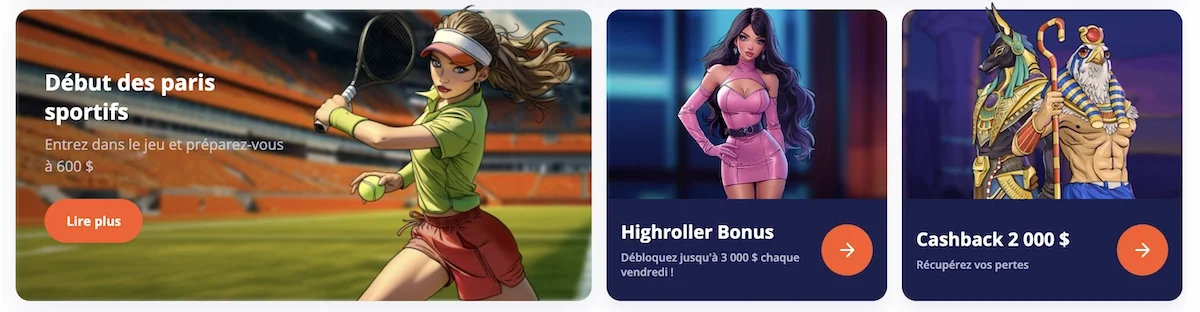 promotions sur le casino en ligne de Vulkan Casino