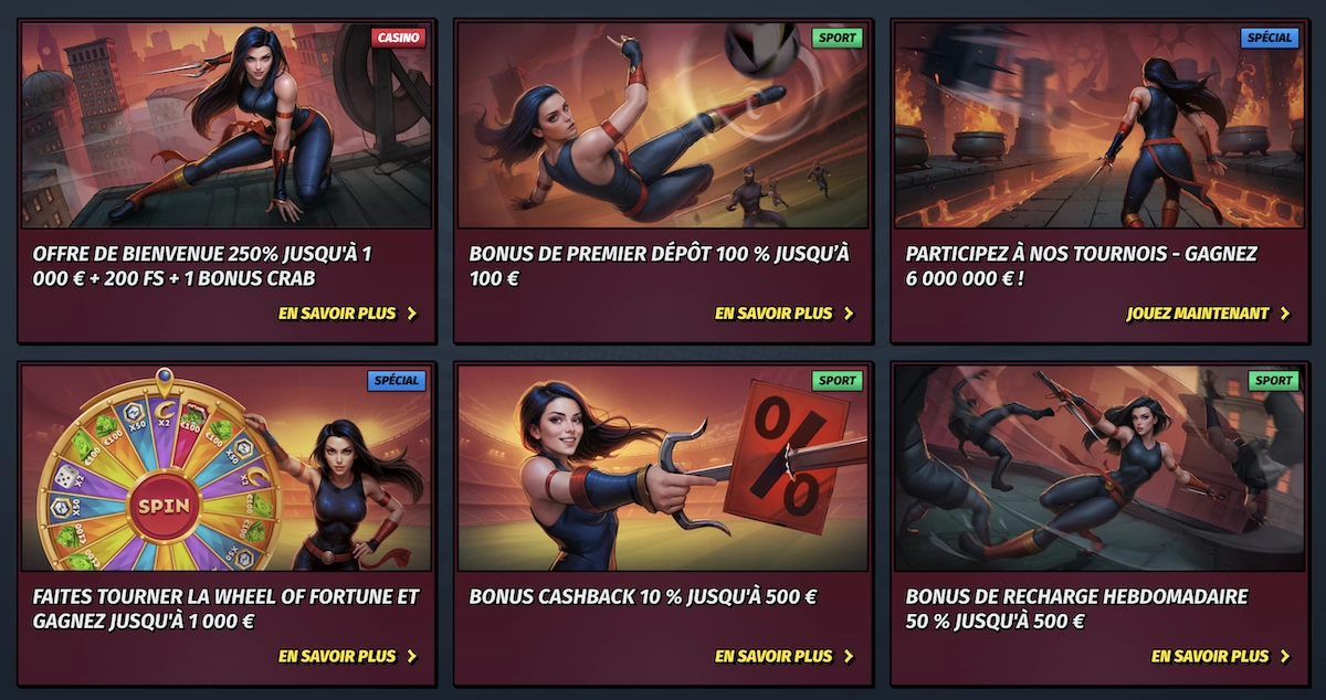 liste des promotions et bonus en cours sur Allyspin Casino