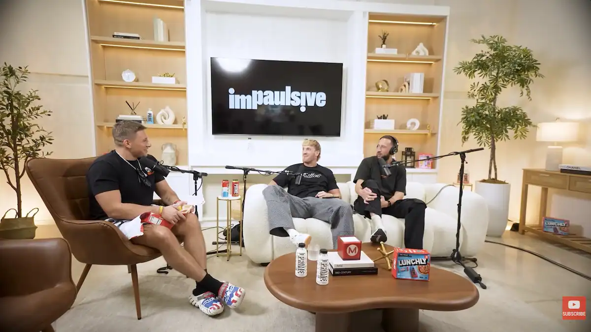 SteveWillDoIt invit&eacute; sur le podcast Impaulsive avec Logan Paul et Mike Majlak, discussion en studio autour de YouTube, du casino en ligne et des pol&eacute;miques.