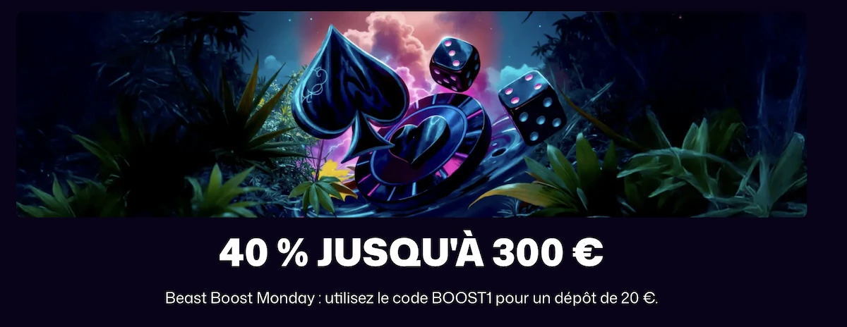 Beast Boost Monday du Casino en ligne Winbeast casino