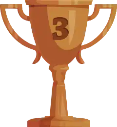 Trophée bronze, 3e place du classement