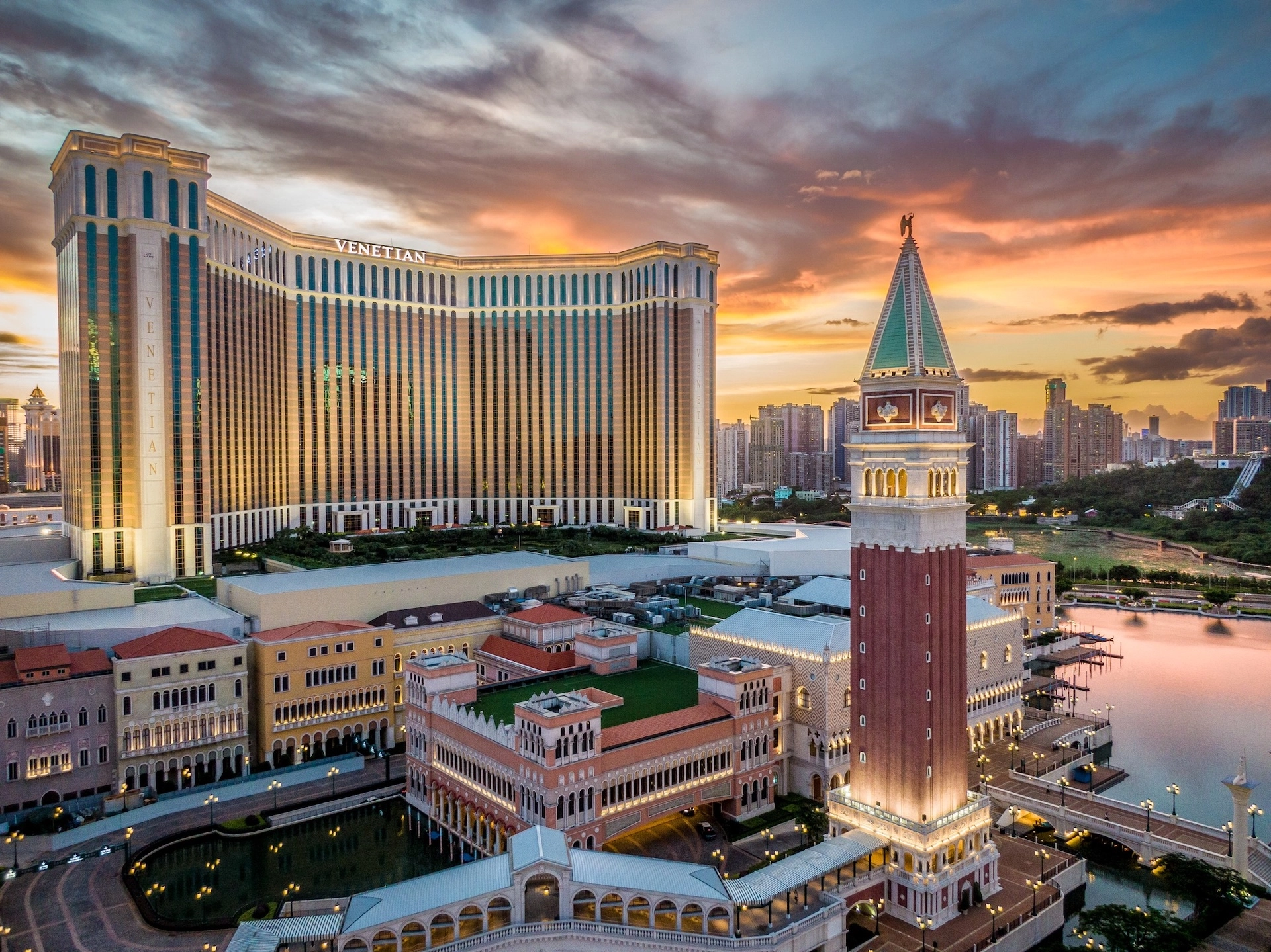 photo du Venetian casino &agrave; Macao de dehors